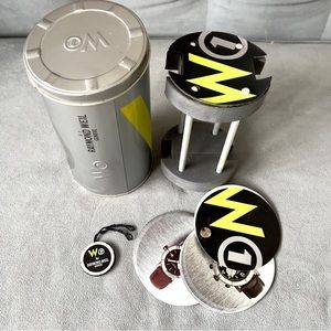 RAIMOND WEIL Metal Watch Box 5.75x3.5 inches + Booklet + Tag